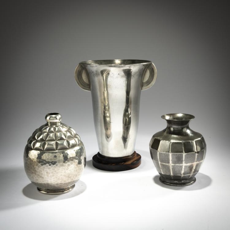 Bild 1 zu Objekt, Drei Vasen, um 1928, Du Mont, Pierre, Paris, 180A 222