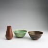 Vase and two bowls, c. 1950