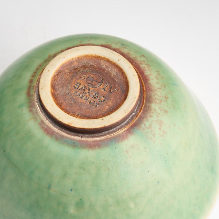 Bild 3 zu Objekt, Vase und zwei Schalen, um 1950, Saxbo Stent&ouml;j, Herlev, 181A 65