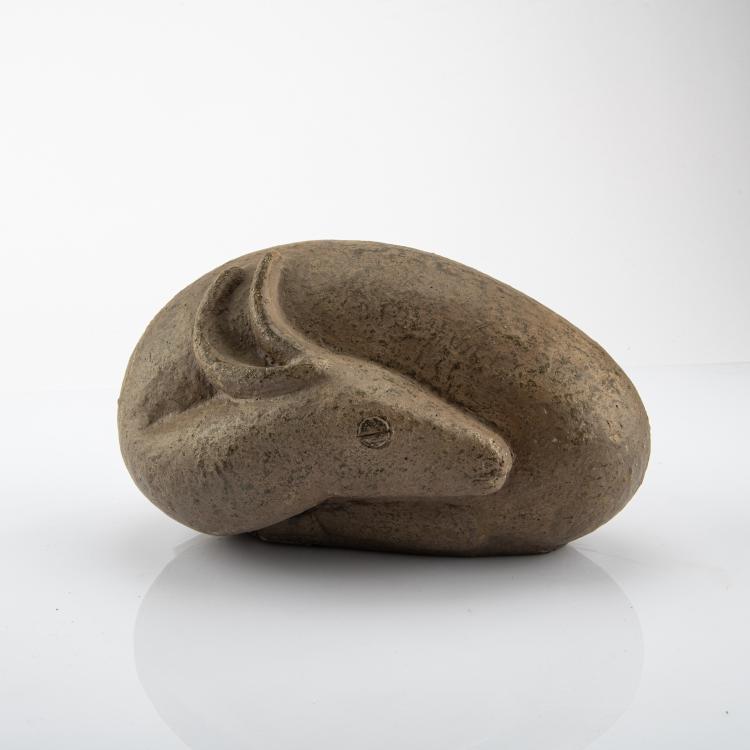 Hauptbild zu Objekt, Resting Gazelle, presumably 1956, Ida Erd&ouml;s-Meisinger, 181C 738