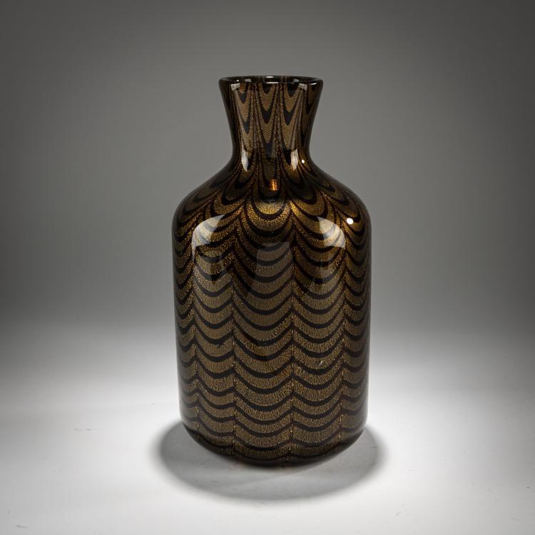 Bild 1 zu Objekt, 'Graffito amaranto' vase, 1969, Ercole Barovier, Barovier & Toso, Murano, 181B 622