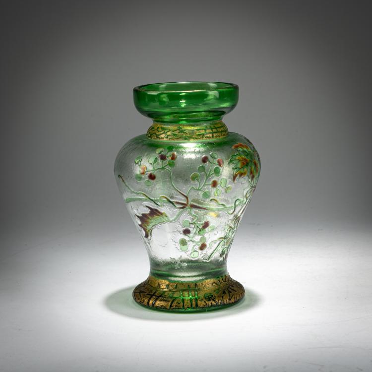 Bild 1 zu Objekt, Balustervase 'Vigne', 1895-1900, Vallerysthal, 180A 109