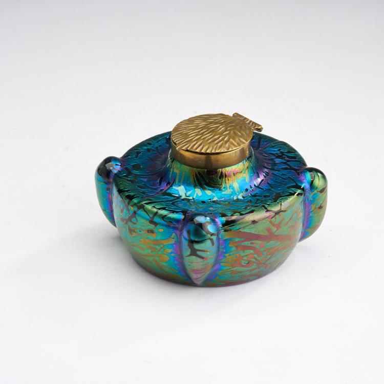 Bild 1 zu Objekt, Tintenfass, 1900-09, Elisabeth, Glasfabrik, Pallme-K&ouml;nig & Habel, Kosten bei Teplitz / Ko&scaron;ťany u Teplic, 180A 111