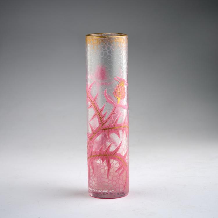 Bild 2 zu Objekt, Stangenvase 'Chardons', um 1900, Vallerysthal, 180A 110