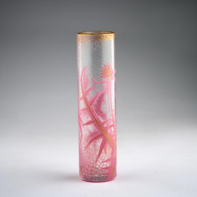 Bild 3 zu Objekt, Stangenvase 'Chardons', um 1900, Vallerysthal, 180A 110