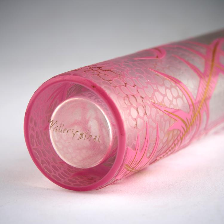 Bild 4 zu Objekt, Stangenvase 'Chardons', um 1900, Vallerysthal, 180A 110