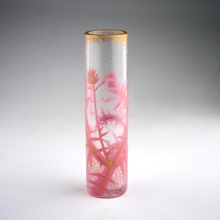 Bild 6 zu Objekt, Stangenvase 'Chardons', um 1900, Vallerysthal, 180A 110