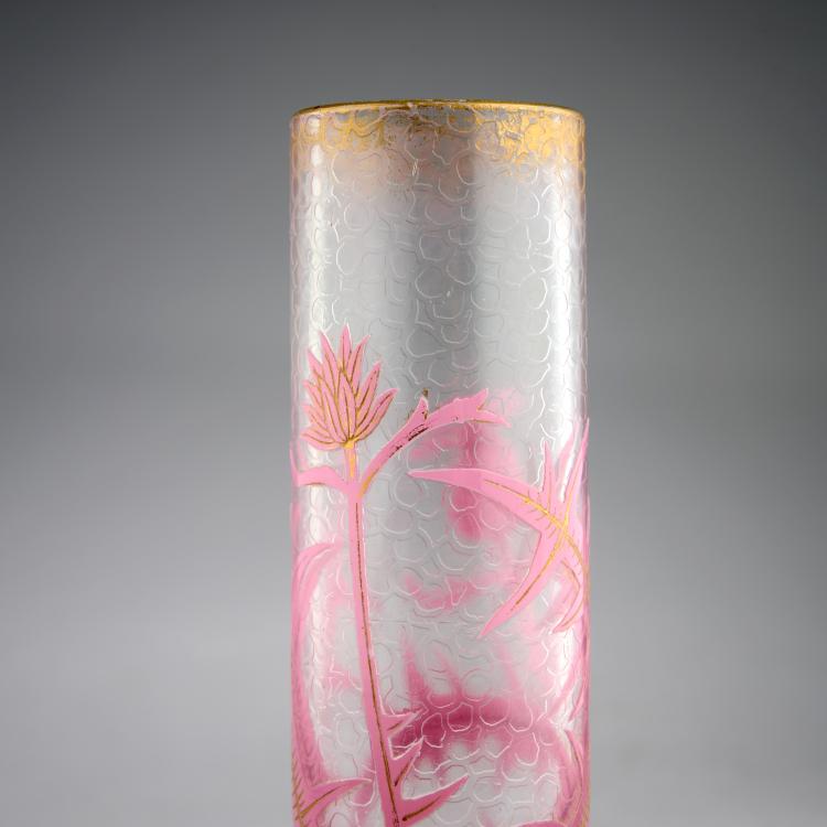 Bild 7 zu Objekt, Stangenvase 'Chardons', um 1900, Vallerysthal, 180A 110