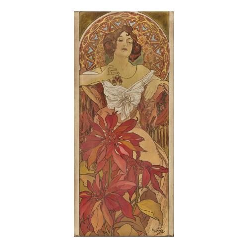 Study for a poster, 'Rubies' from the 'Precious Stones' series, 1900