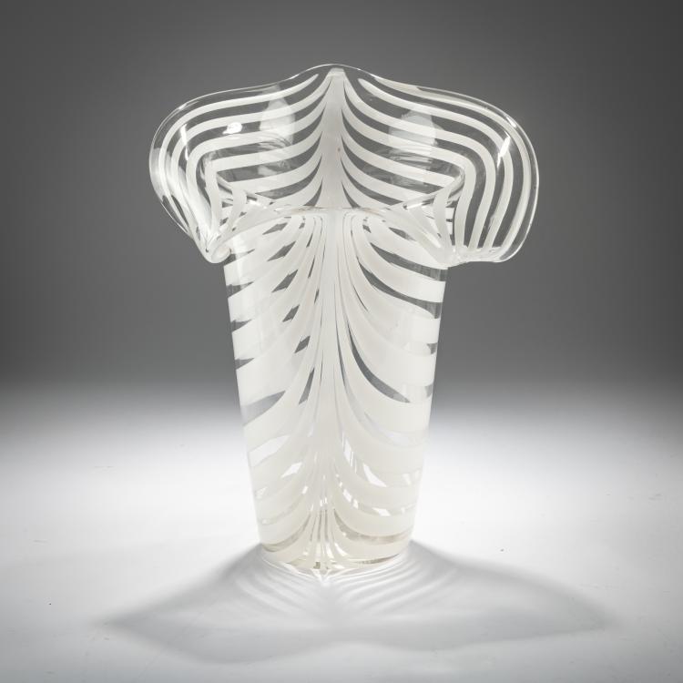 Hauptbild zu Objekt, Vase 'Calla', 1948, Tyra Lundgren, Venini, Murano, 181B 596