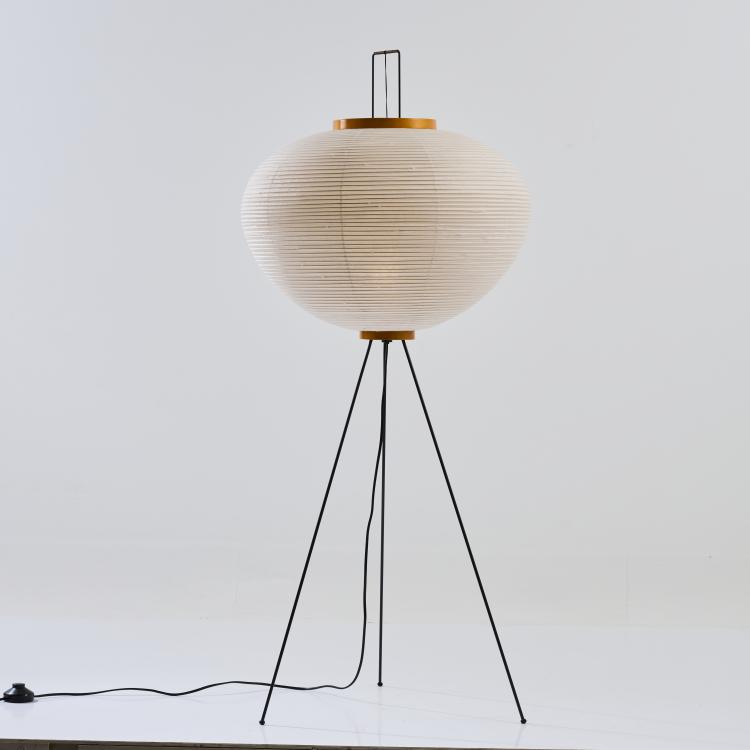 Bild 1 zu Objekt, Floor lamp 'Akari 10a', 1955 (design), Isamu Noguchi, Ozeki Gifu, Japan, 180B 538