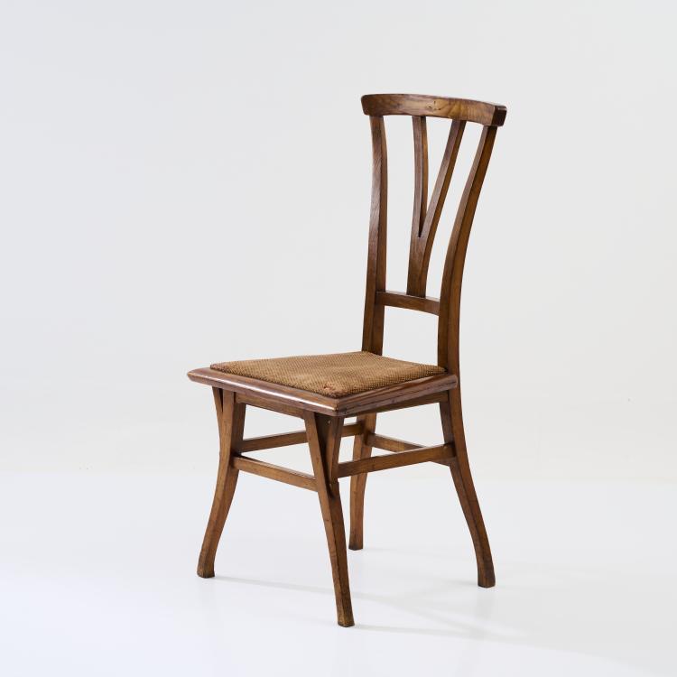 Hauptbild zu Objekt, 'Bloemenwerf' chair, 1894/95, Henry van de Velde, 180B 376