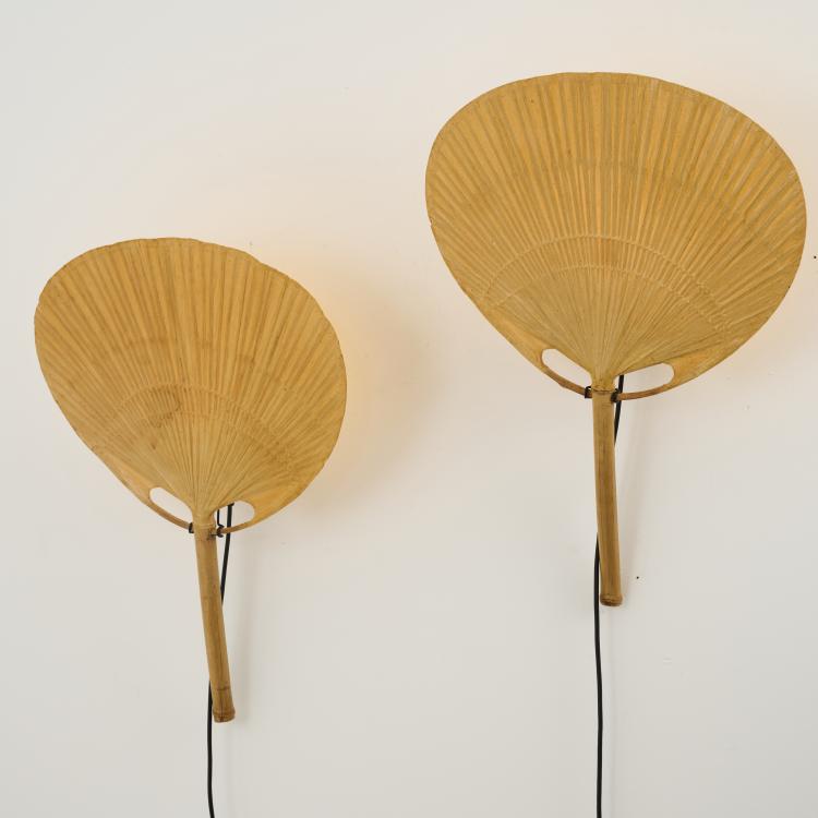Bild 2 zu Objekt, Two wall lamps 'Uchiwa IV', 1973, Ingo Maurer, Ingo Maurer, M&uuml;nchen / Munich, 180B 451