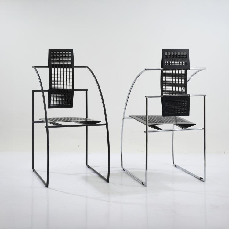 Bild 9 zu Objekt, Zwei St&uuml;hle 'Quinta', 1985 (Entwurf), Mario Botta, Alias, Bergamo, 181A 466