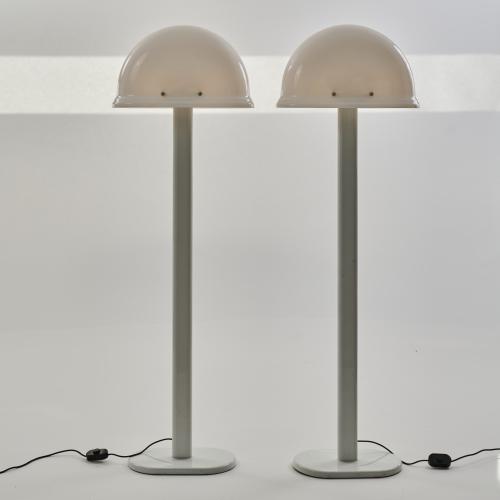 Two 'Space Age' floor lamps, c. 1970