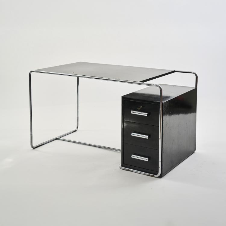 Hauptbild zu Objekt, Desk 'B 282', 1930/31, Bruno Weill, Thonet, Frankenberg, 180B 433