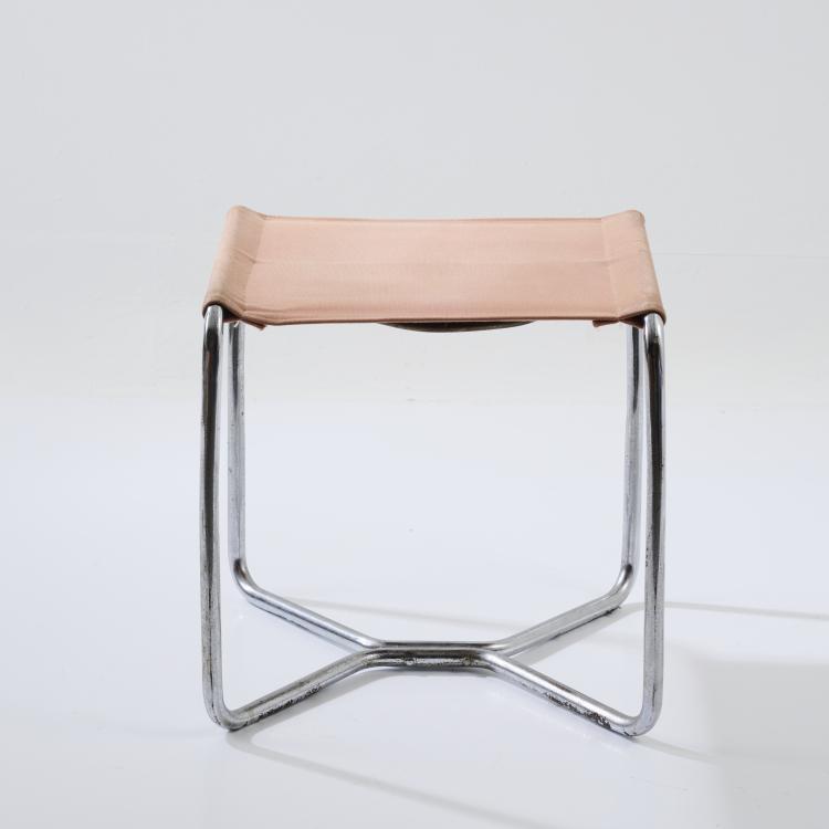 Bild 1 zu Objekt, Stool 'B 8', 1927 (design), Marcel Breuer, Thonet, Frankenberg, 180B 432