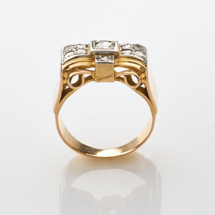 Bild 1 zu Objekt, Art Deco tank ring, 180C 727