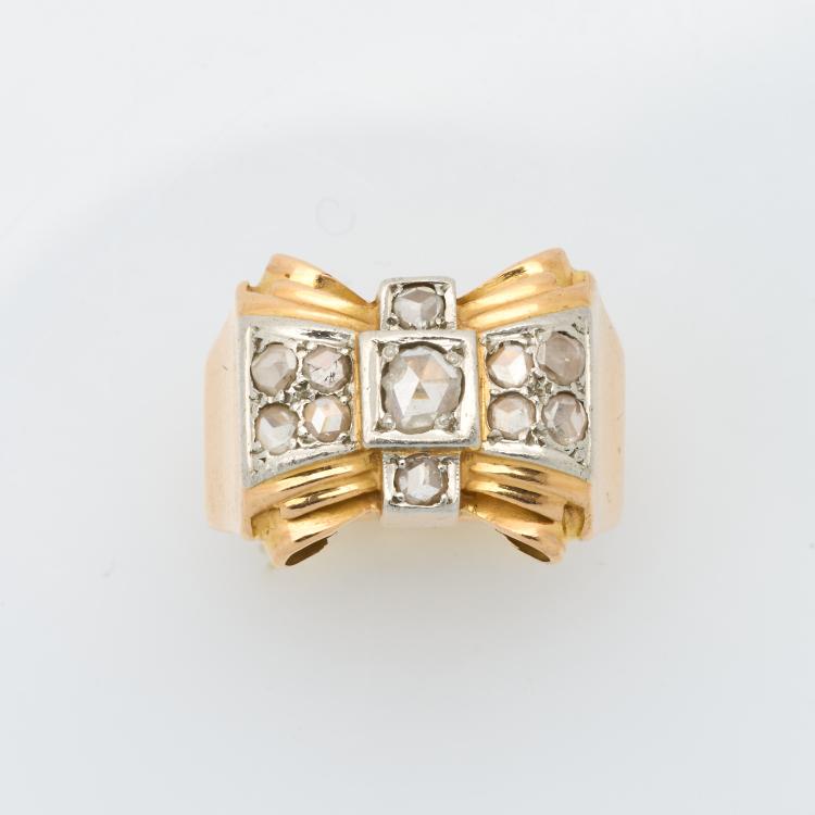 Bild 2 zu Objekt, Art Deco tank ring, 180C 727