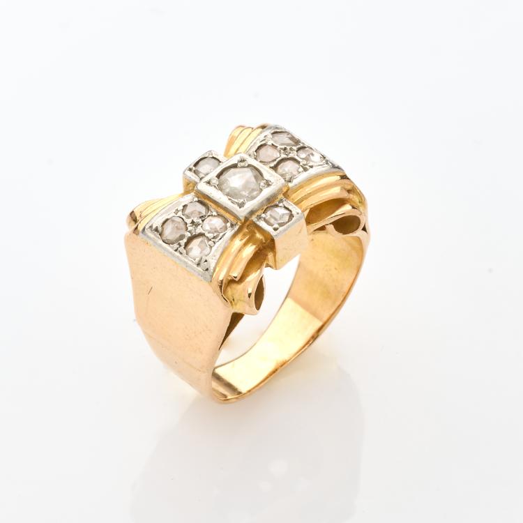Bild 3 zu Objekt, Art Deco tank ring, 180C 727
