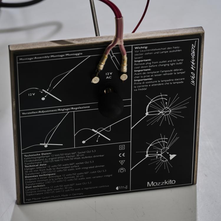 Bild 6 zu Objekt, Table light 'Mozzkito', 1996, Ingo Maurer, Design M Ingo Maurer, M&uuml;nchen, 180B 460