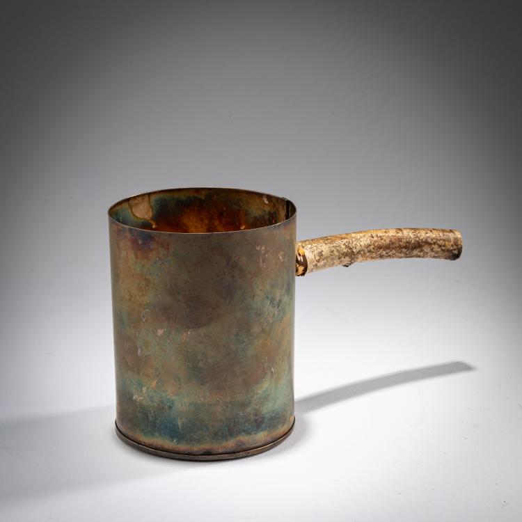 Bild 1 zu Objekt, Topf aus der Serie 'Silver & Wood', 1997, Andrea Branzi, Casa Argentarum, Belgien, 181A 507