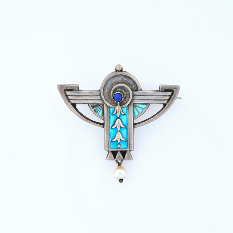 Hauptbild zu Objekt, Brosche, um 1905, Odenwald, Andreas, Pforzheim, 180A 211