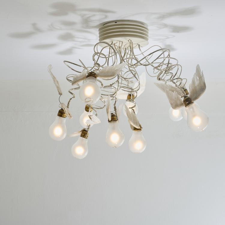Hauptbild zu Objekt, Ceiling light 'Birdie's Nest', 2005 (design), Ingo Maurer, Design M, Maurer, Ingo, M&uuml;nchen, 180B 459