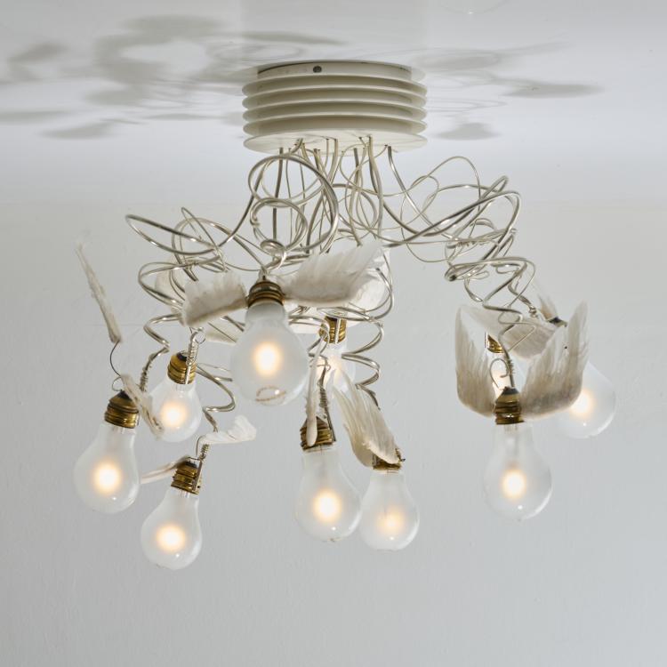 Bild 2 zu Objekt, Ceiling light 'Birdie's Nest', 2005 (design), Ingo Maurer, Design M, Maurer, Ingo, M&uuml;nchen, 180B 459