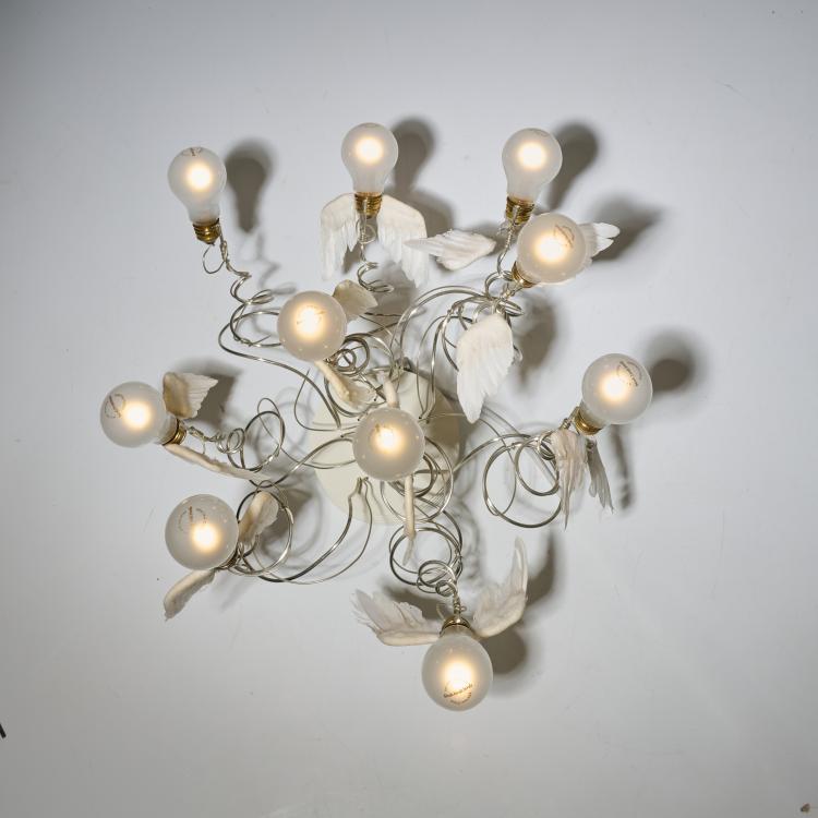 Bild 3 zu Objekt, Ceiling light 'Birdie's Nest', 2005 (design), Ingo Maurer, Design M, Maurer, Ingo, M&uuml;nchen, 180B 459