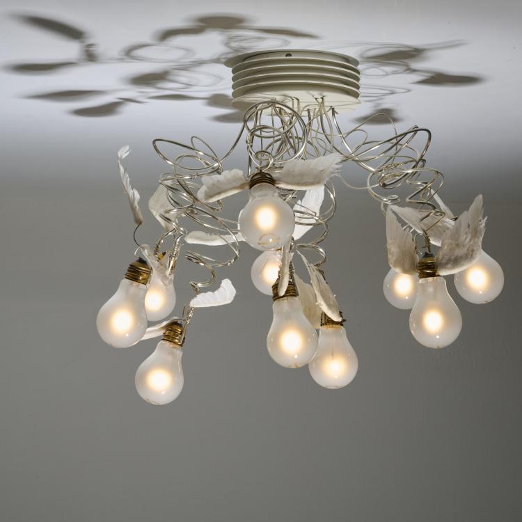 Bild 4 zu Objekt, Ceiling light 'Birdie's Nest', 2005 (design), Ingo Maurer, Design M, Maurer, Ingo, M&uuml;nchen, 180B 459