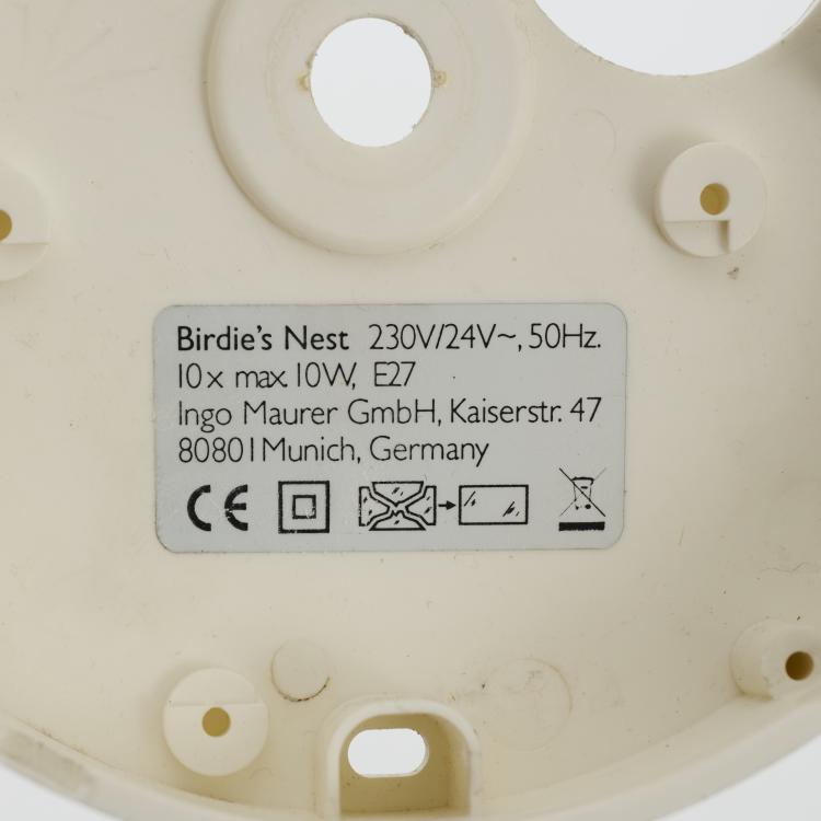 Bild 5 zu Objekt, Ceiling light 'Birdie's Nest', 2005 (design), Ingo Maurer, Design M, Maurer, Ingo, M&uuml;nchen, 180B 459