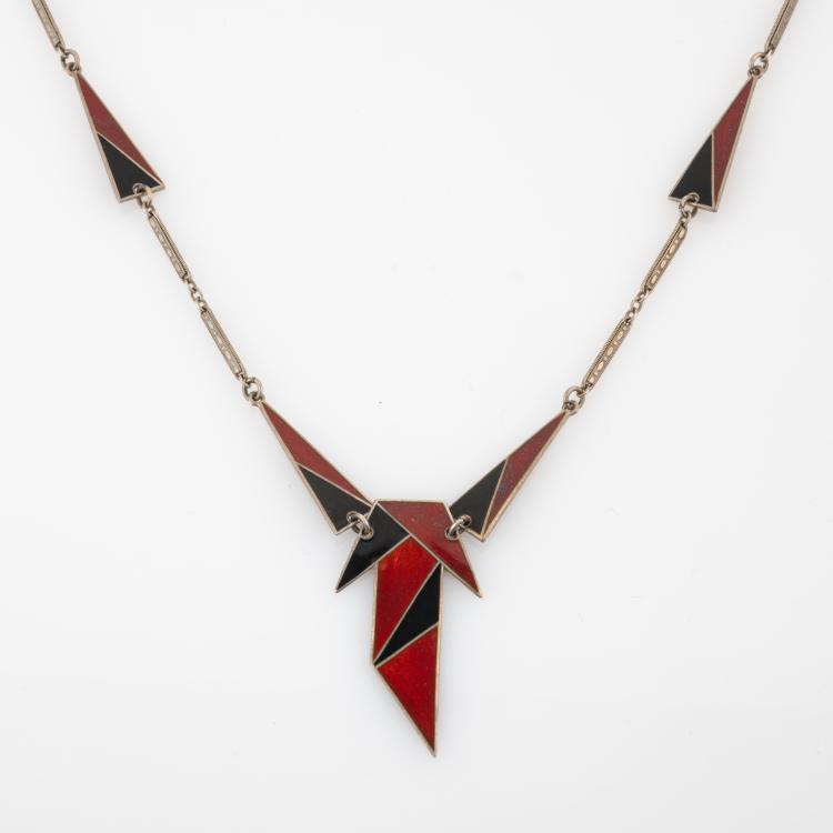 Hauptbild zu Objekt, Collier, um 1925, USA, 180A 215