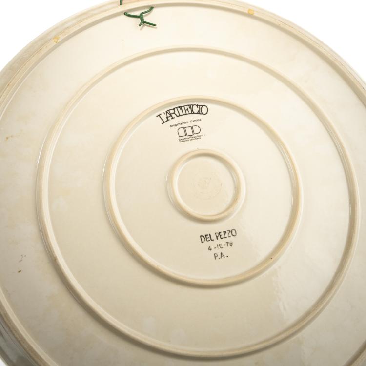 Bild 1 zu Objekt, Decorative plate 'Geometria', 1978, Lucio Del Pezzo, 181C 854