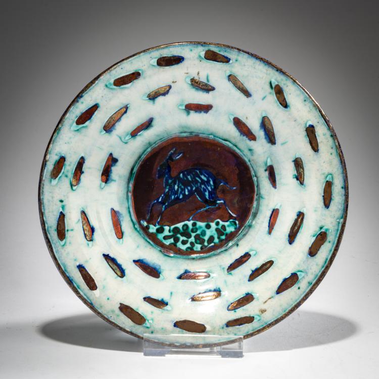 Bild 1 zu Objekt, Schale 'Chevreuil', um 1930, Jean-L&eacute;on Mayodon, Mayodon, Jean, 180A 353