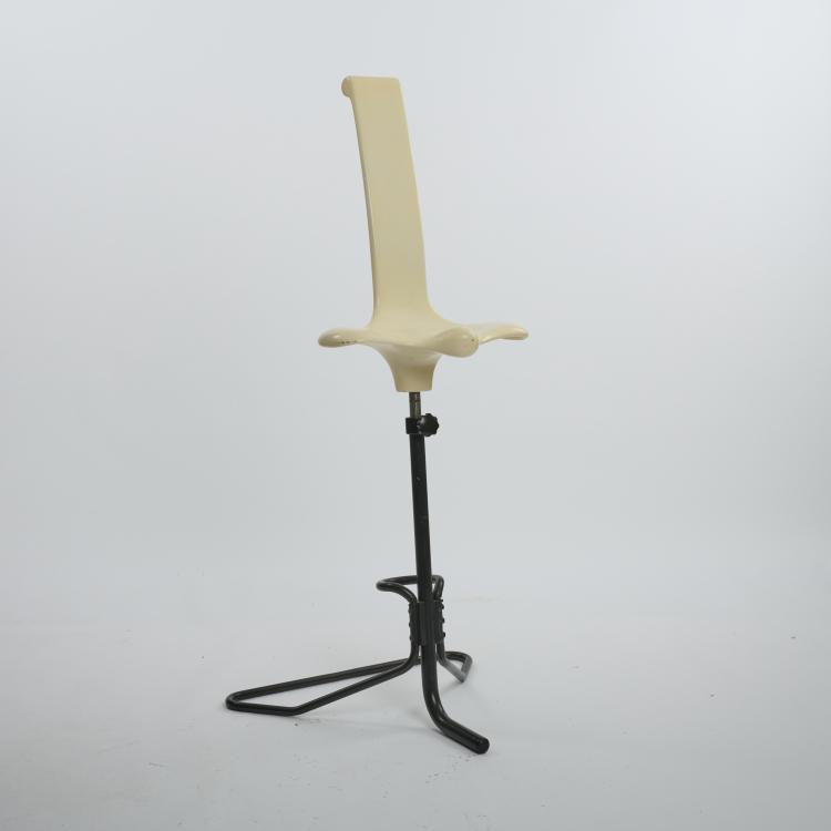 Hauptbild zu Objekt, Height-adjustable 'Appoggio' drawing chair, 1971, Claudio Salocchi, Sormani, Arosio, 180B 501