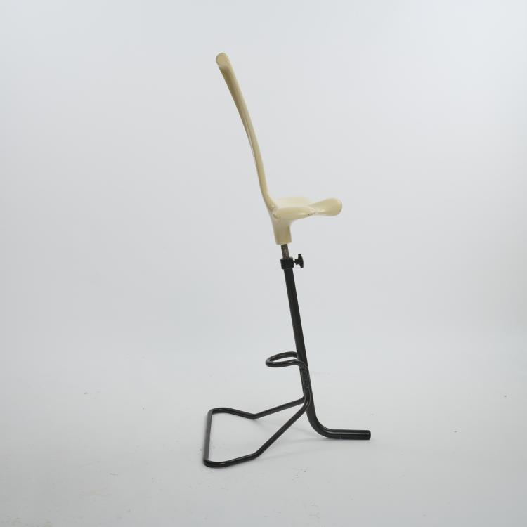 Bild 1 zu Objekt, Height-adjustable 'Appoggio' drawing chair, 1971, Claudio Salocchi, Sormani, Arosio, 180B 501