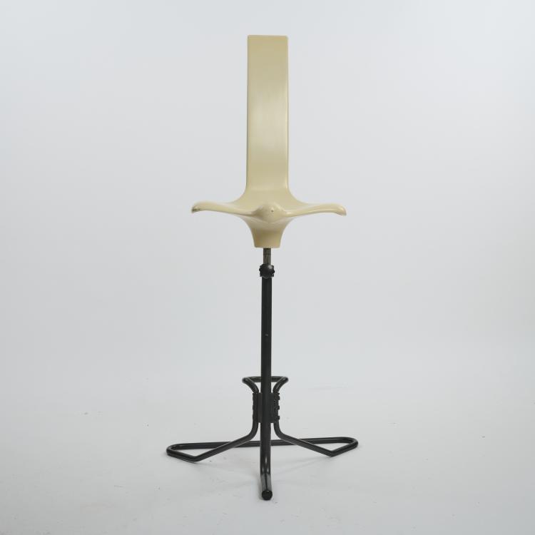 Bild 2 zu Objekt, Height-adjustable 'Appoggio' drawing chair, 1971, Claudio Salocchi, Sormani, Arosio, 180B 501