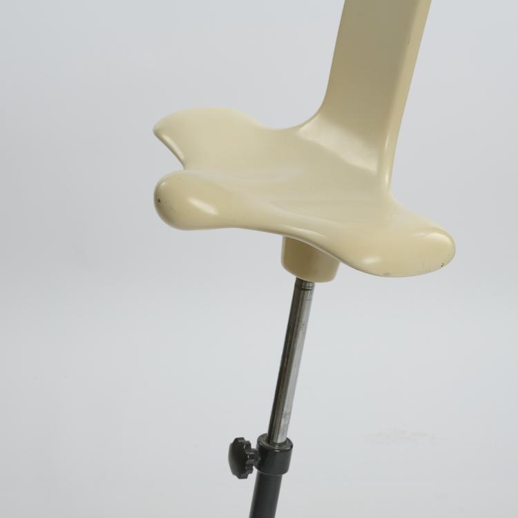 Bild 6 zu Objekt, Height-adjustable 'Appoggio' drawing chair, 1971, Claudio Salocchi, Sormani, Arosio, 180B 501