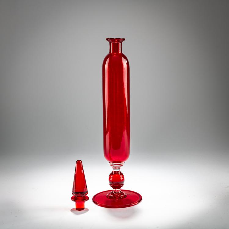 Bild 1 zu Objekt, Slim bottle 'Soffiato', 1959, Paolo Venini, Venini, Murano, 181B 698