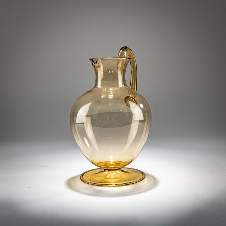 Bild 1 zu Objekt, Jug, 1925/26, Vittorio Zecchin, Venini, Murano oder Cappellin, M.V.M., 181B 545