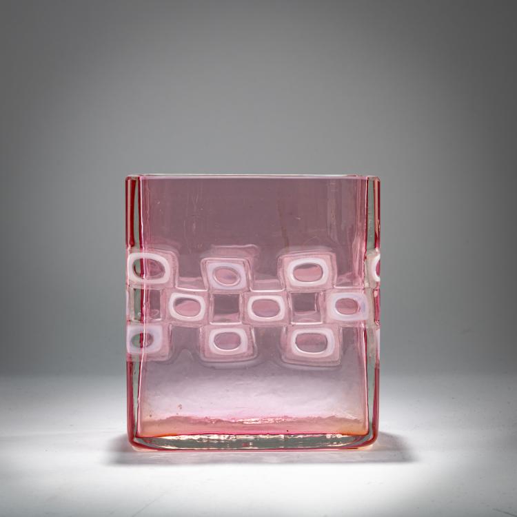 Hauptbild zu Objekt, Vase 'Vasarely', 1969, Angelo Barovier, Barovier & Toso, Murano, 181B 625