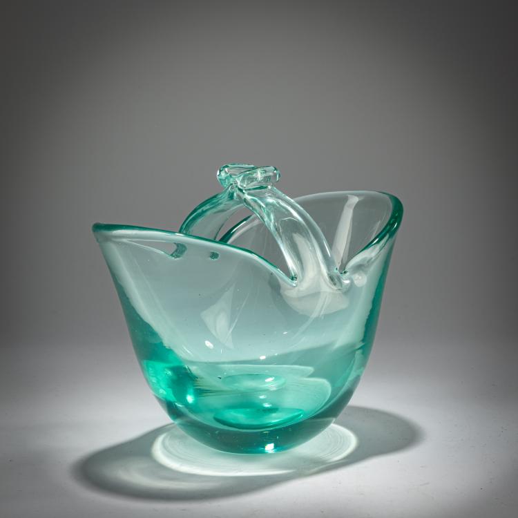 Bild 1 zu Objekt, Henkelschale, 1940, Flavio Poli, Seguso Vetri d'Arte, Murano, 181B 583