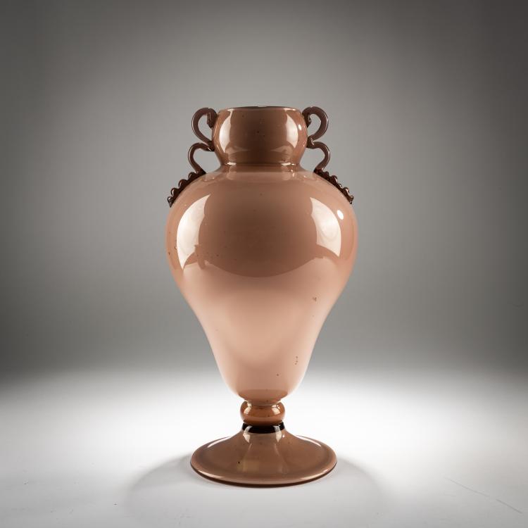 Hauptbild zu Objekt, Vase with handles, 1930s, Maschio, Cirillo, Murano; Pauly & C., Murano, 181B 563