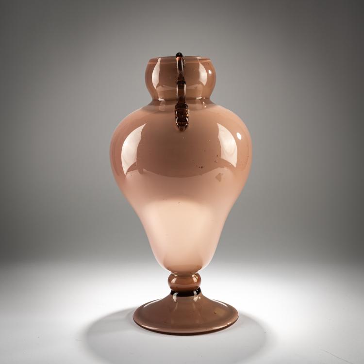 Bild 1 zu Objekt, Vase with handles, 1930s, Maschio, Cirillo, Murano; Pauly & C., Murano, 181B 563