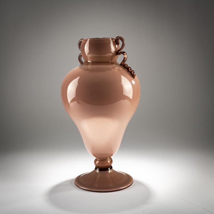 Bild 2 zu Objekt, Vase with handles, 1930s, Maschio, Cirillo, Murano; Pauly & C., Murano, 181B 563