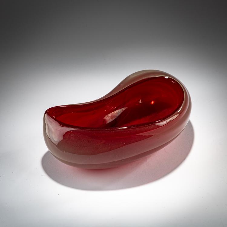 Hauptbild zu Objekt, Bowl, c. 1940, Alfredo Barbini, V.A.M.S.A., Murano, 181B 587
