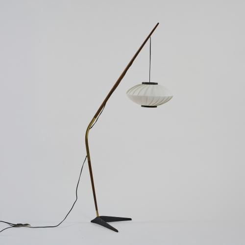 Floor lamp 'Fishing pole', c. 1955
