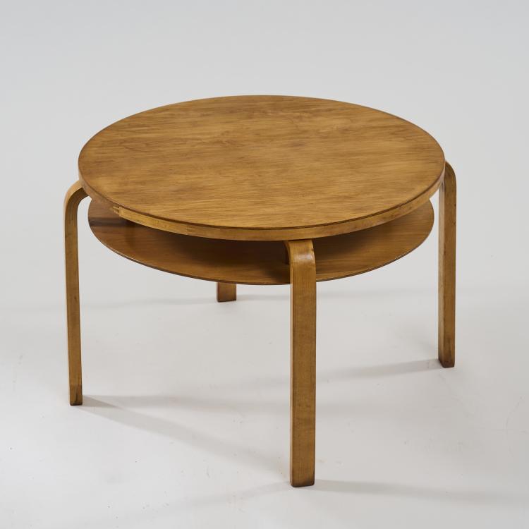 Bild 1 zu Objekt, '70' table, 1933, Alvar Aalto, Huonekalu-ja Rakennusty&ouml;tehdas Oy, Turku f&uuml;r Artek, Helsinki (zugeschrieben/attr.), 180B 464