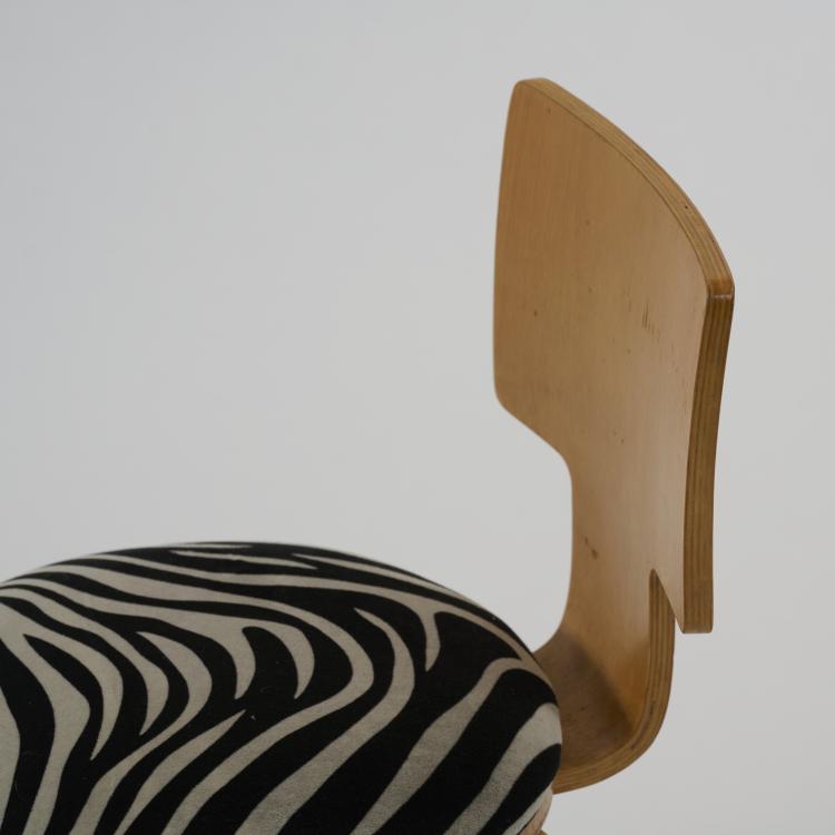 Bild 4 zu Objekt, Zwei St&uuml;hle, um 1955 (Entwurf), Willem Lutjens (zugeschrieben), Den Boer, Gouda, 181A 304